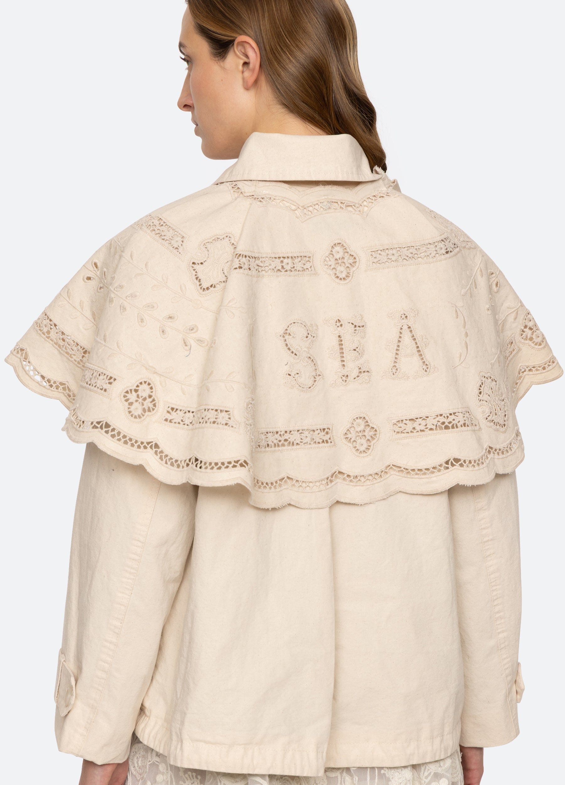 Marie Cape Jacket Cream