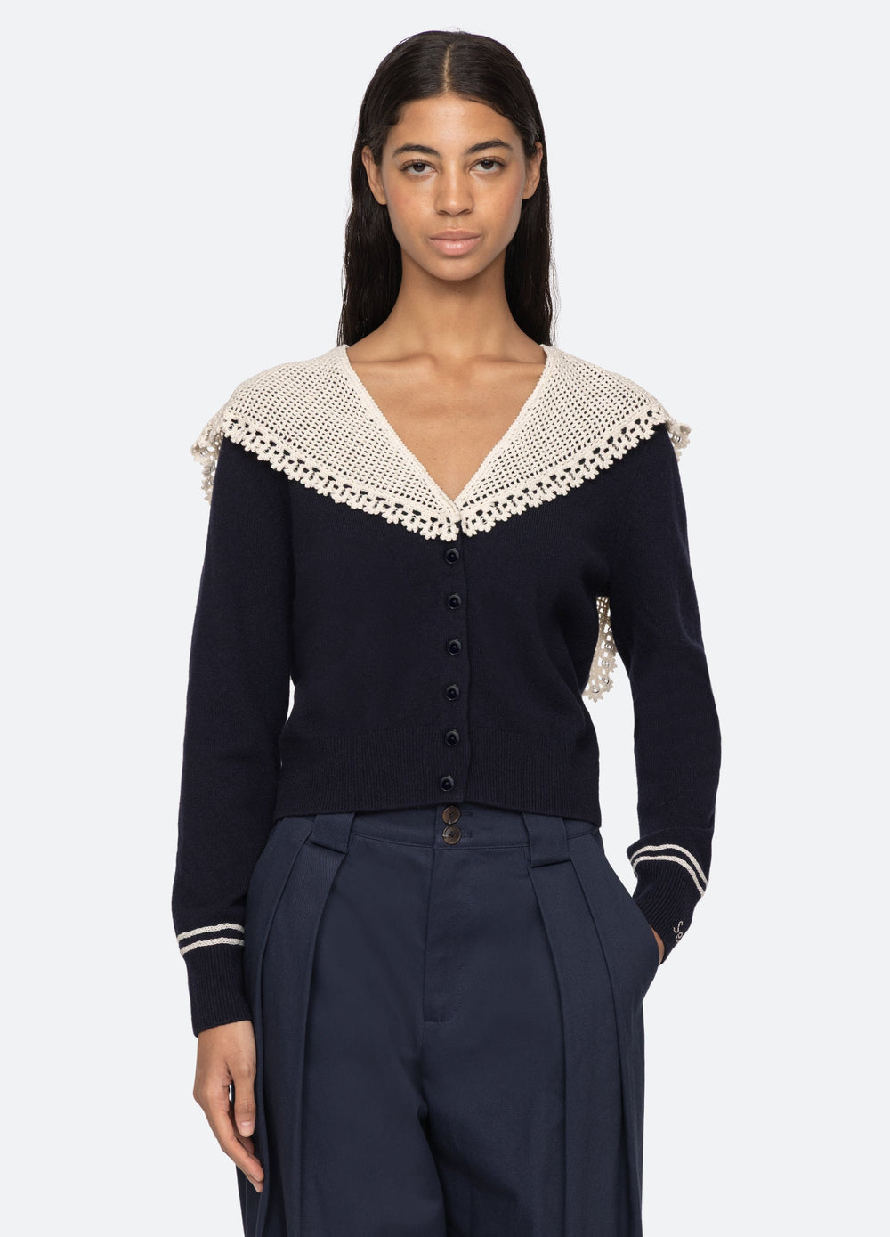 Marie Cardigan Navy