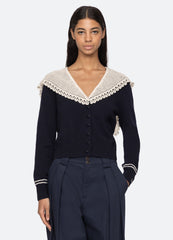 Marie Cardigan Navy