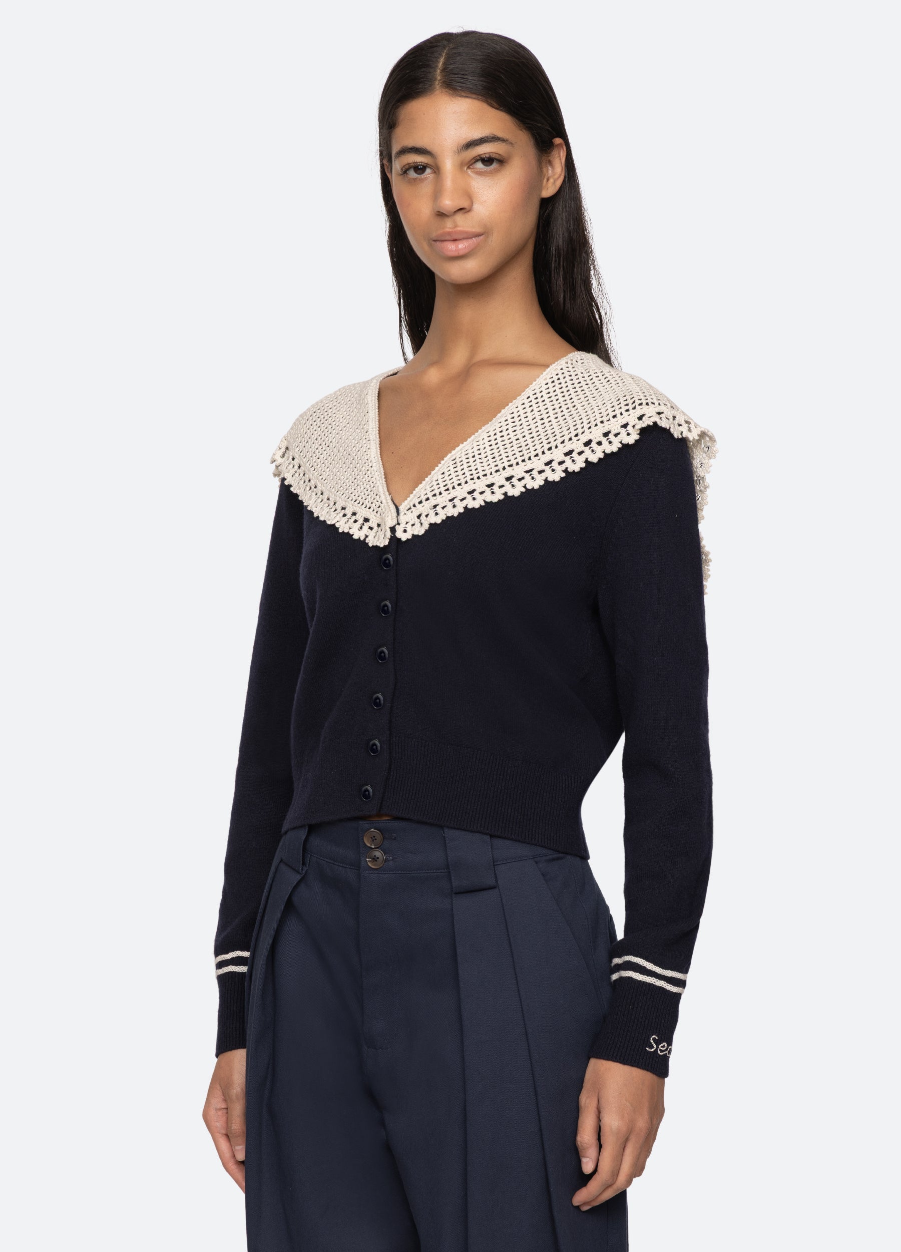 Marie Cardigan Navy