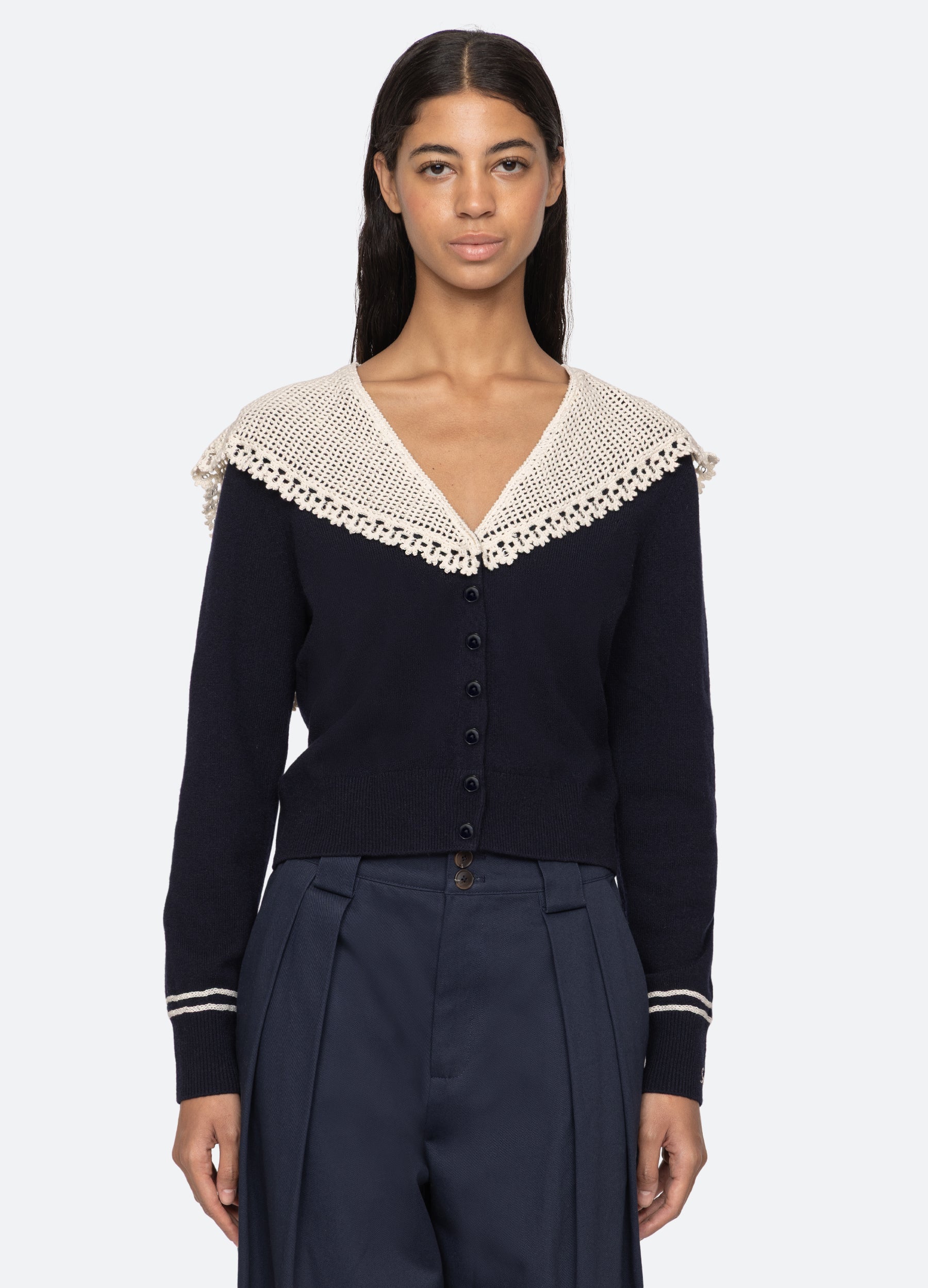 Marie Cardigan Navy