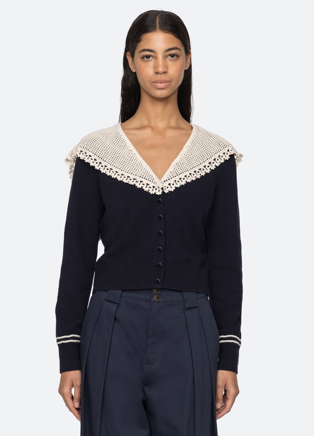 Marie Cardigan Navy