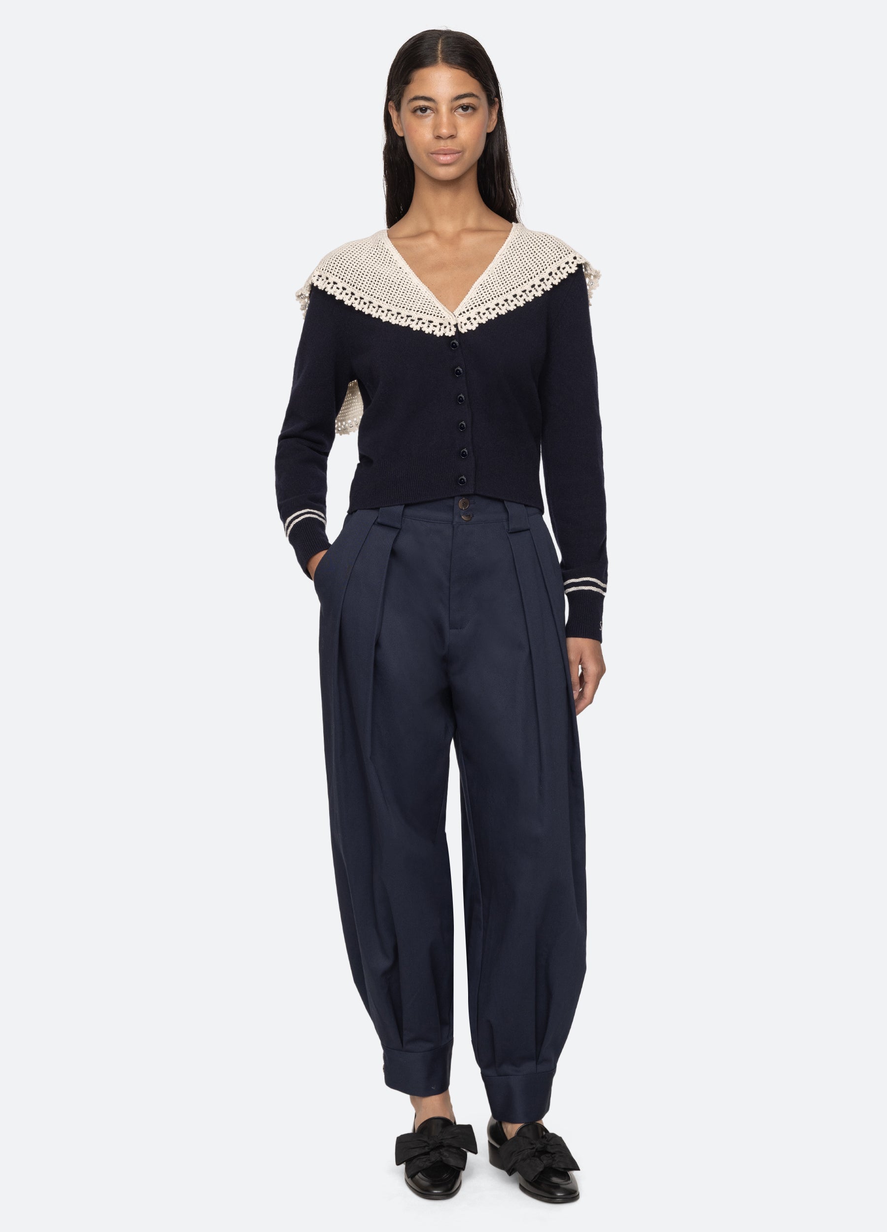 Marie Cardigan Navy