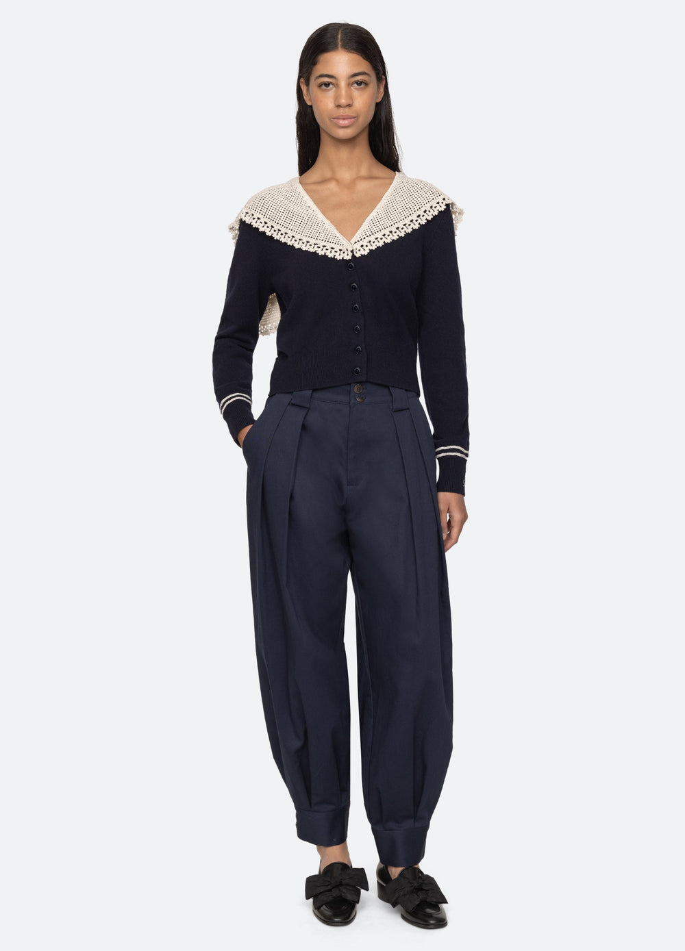 Marie Cardigan Navy