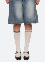 Marie Socks Cream