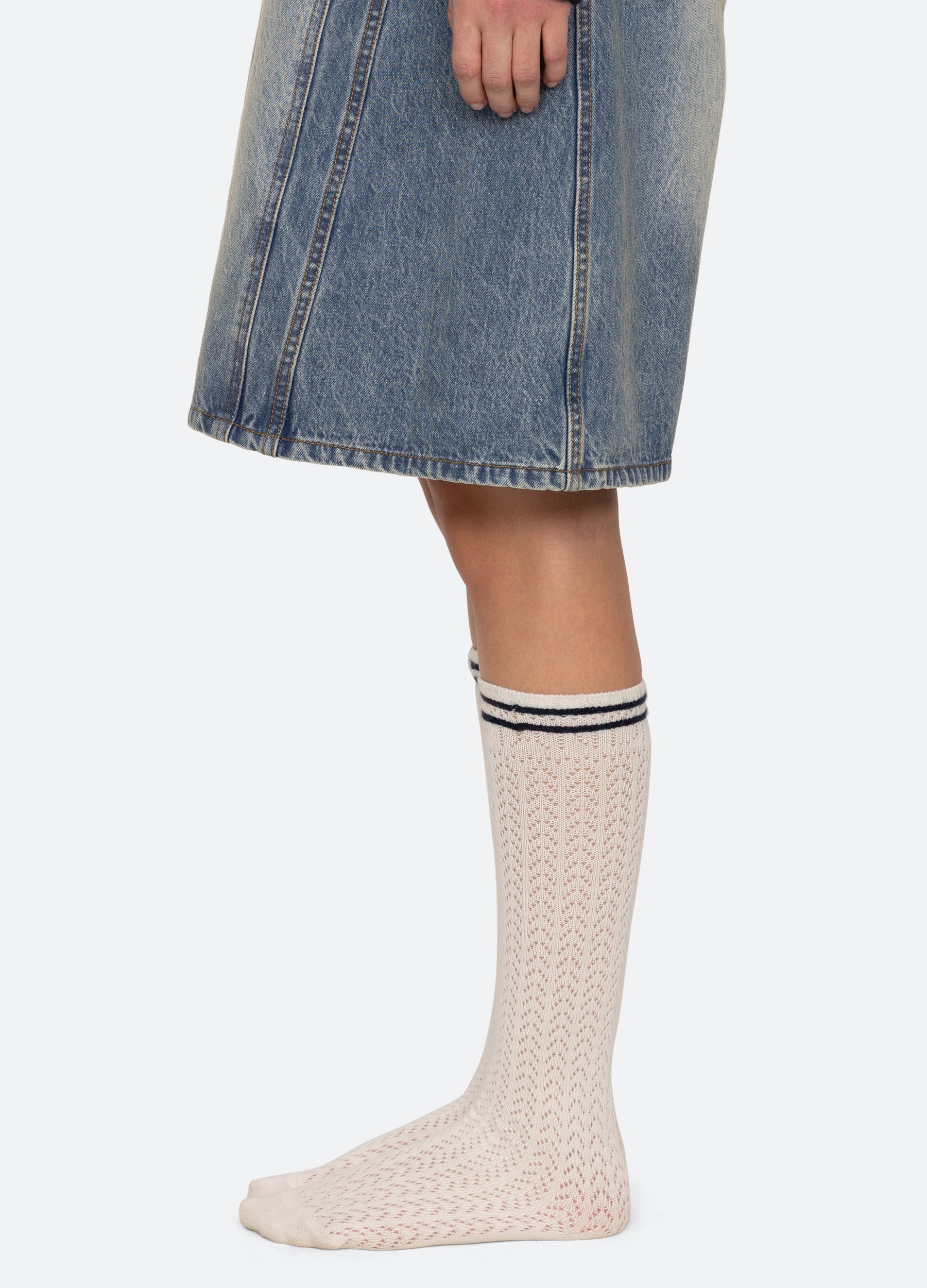 Marie Socks Cream