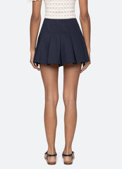 Suzette Skirt Navy|Khaki