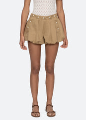 Suzette Shorts Khaki|Navy