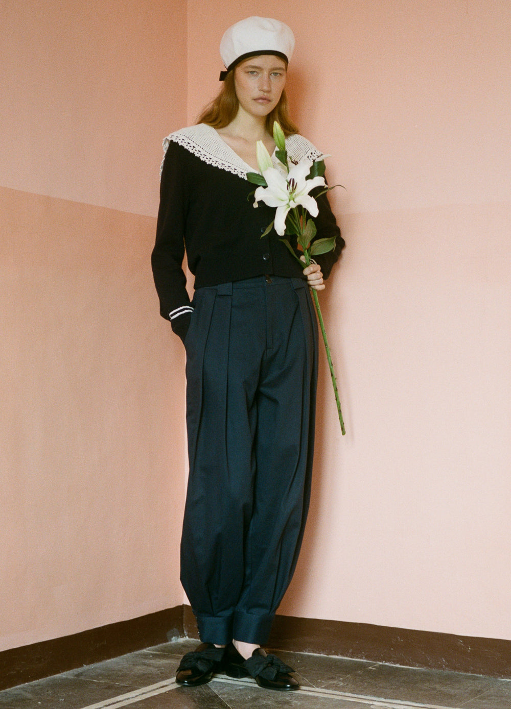Suzette Balloon Pants Navy