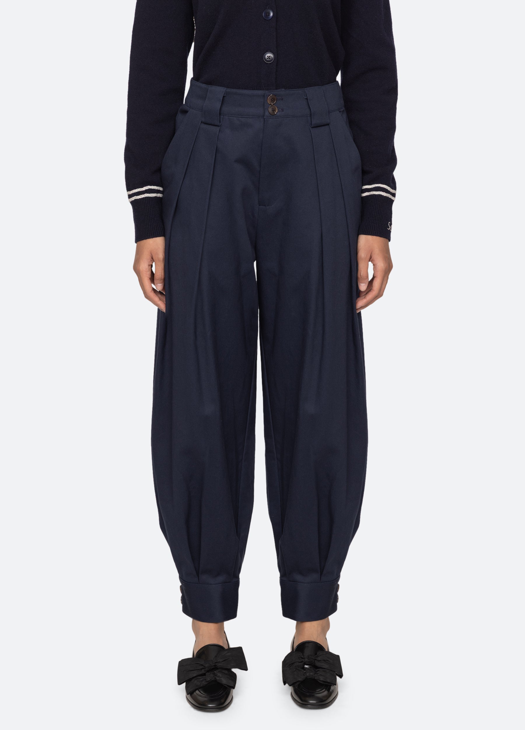 Suzette Balloon Pants Navy