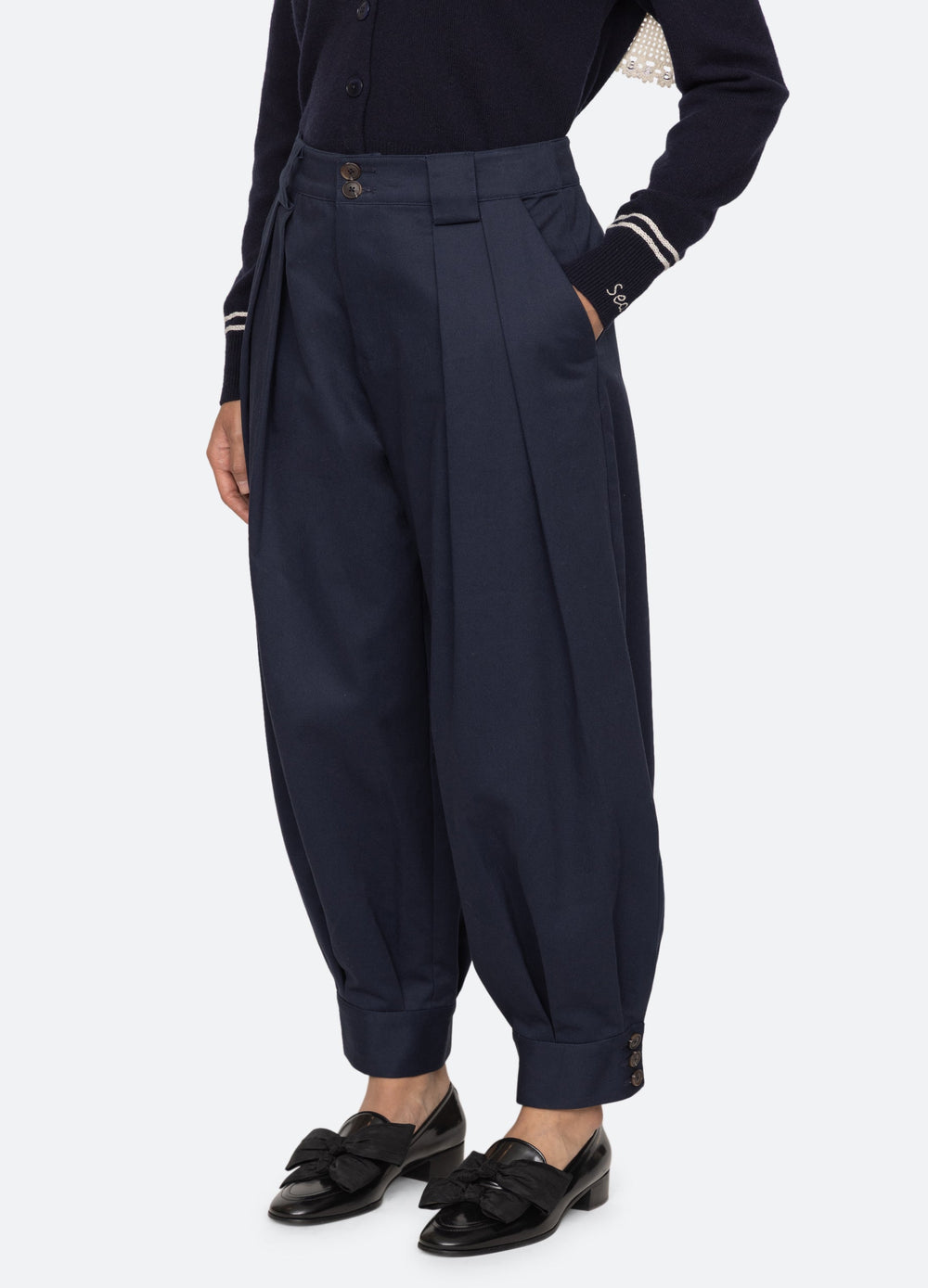 Suzette Balloon Pants Navy