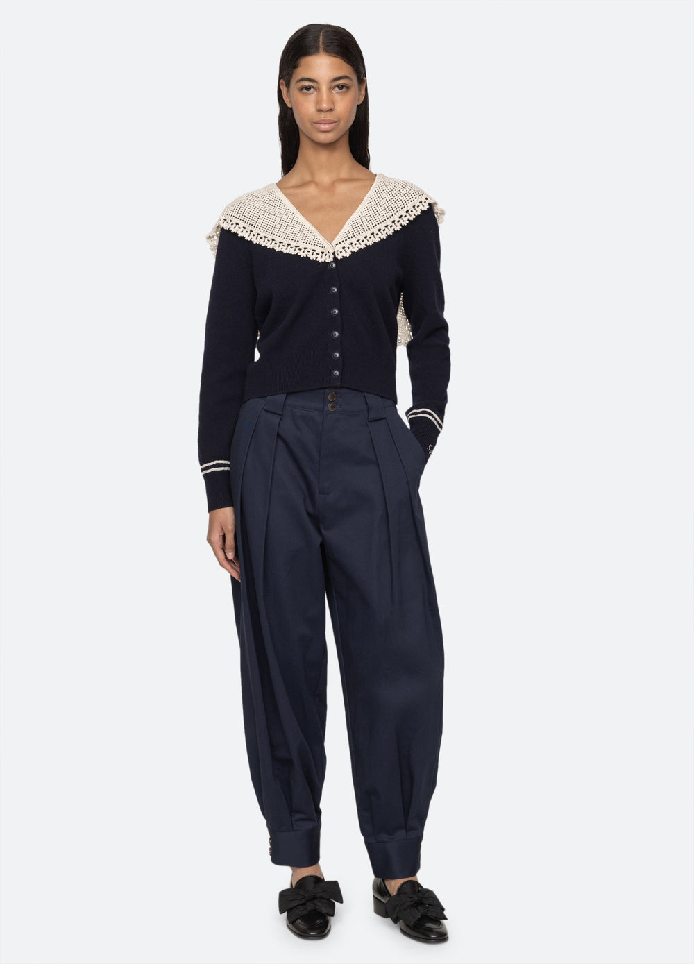 Suzette Balloon Pants Navy