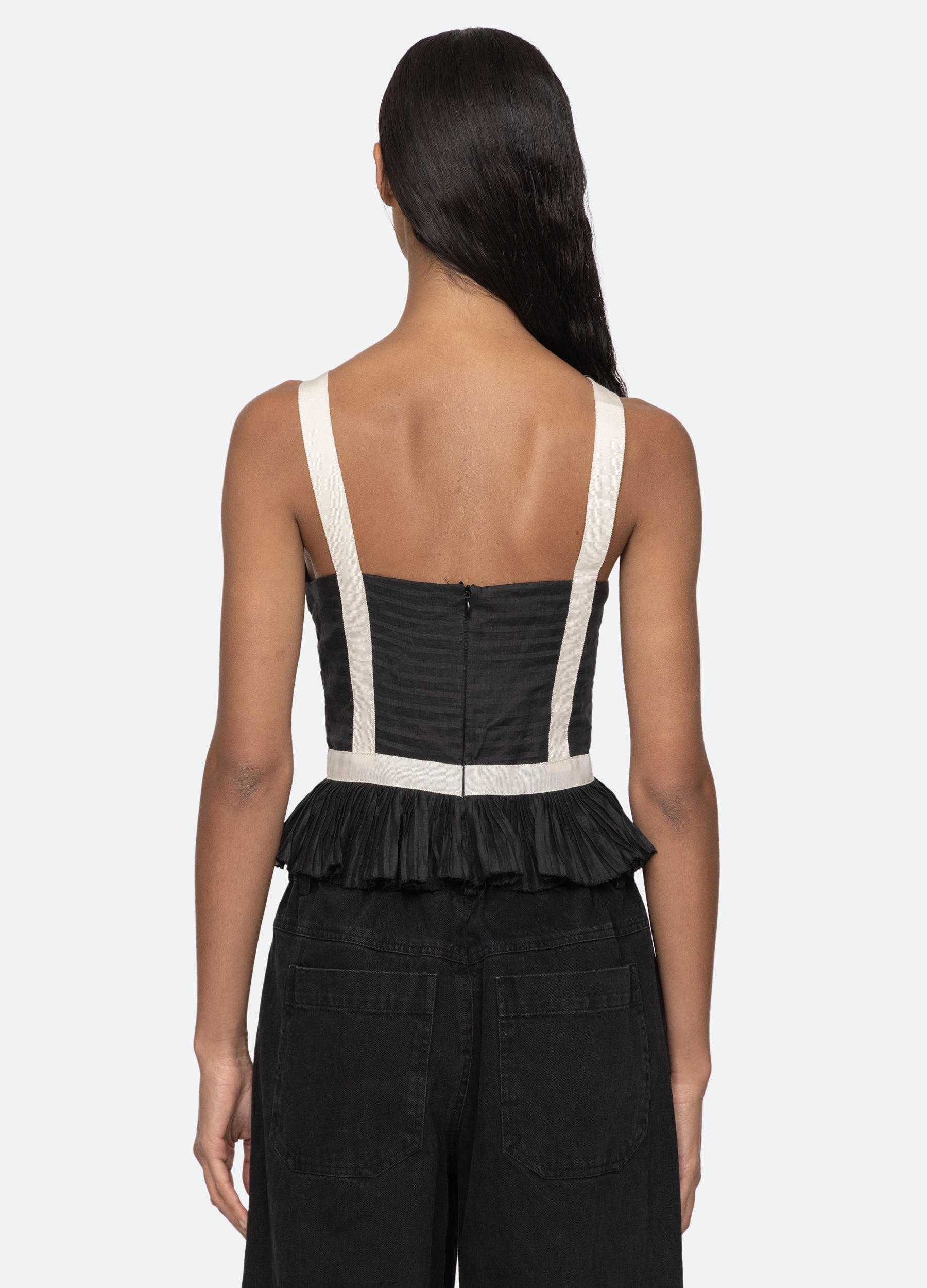Thalia Top Black|Blush