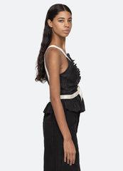 Thalia Top Black|Blush