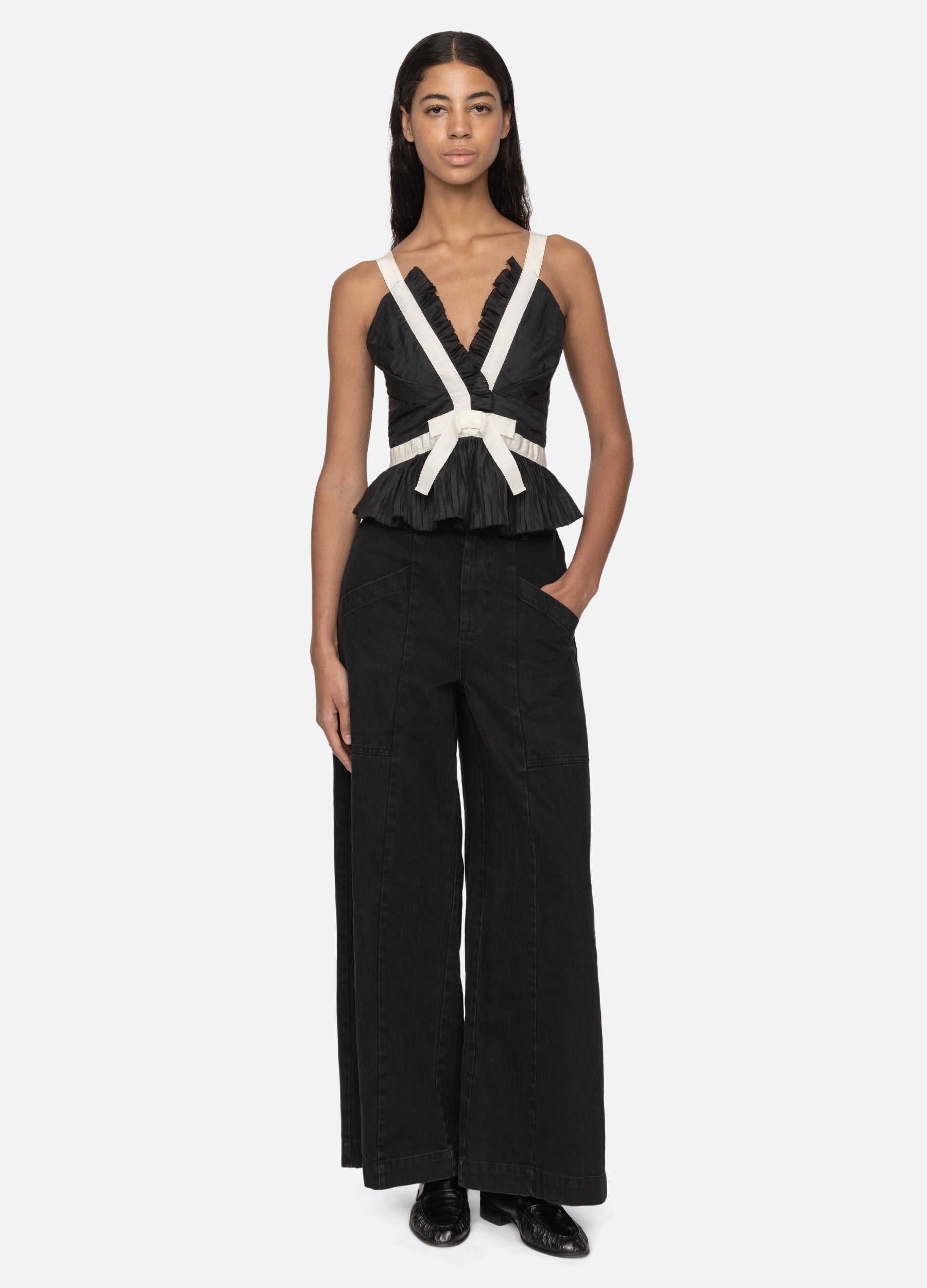 Thalia Top Black|Blush