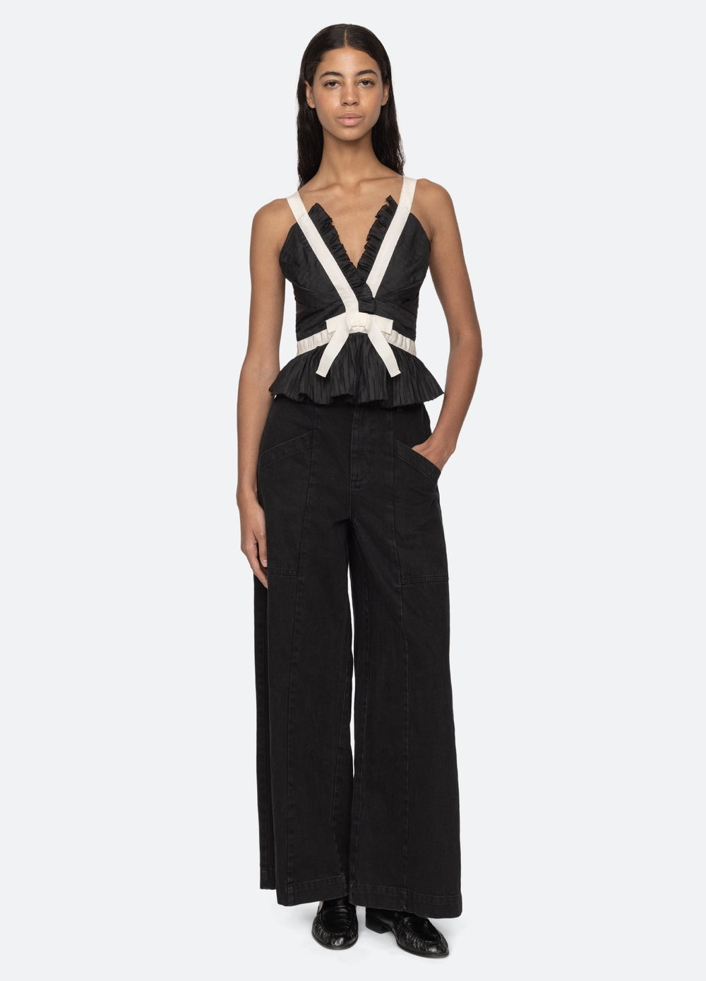 Thalia Top Black|Blush