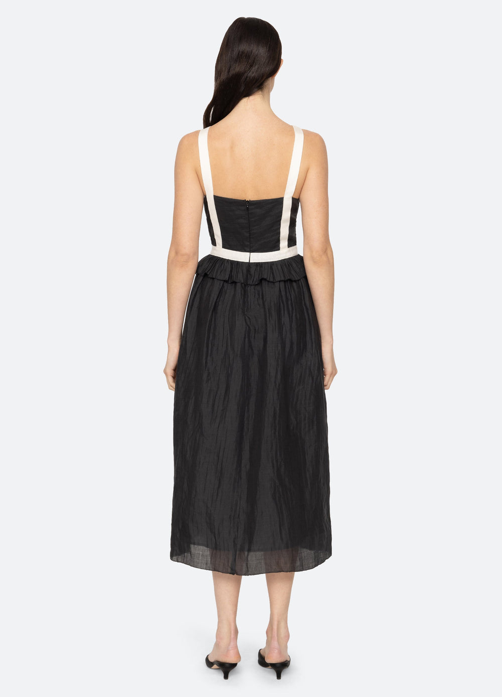 Thalia Dress Black|Blush