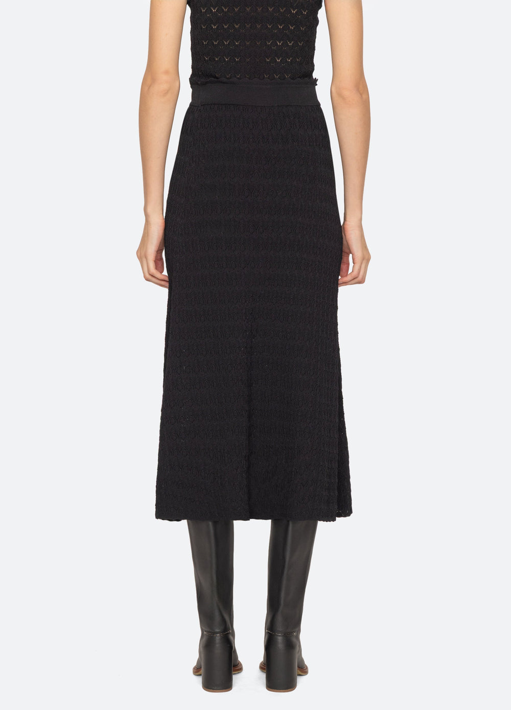 Rue Skirt Black|Cream