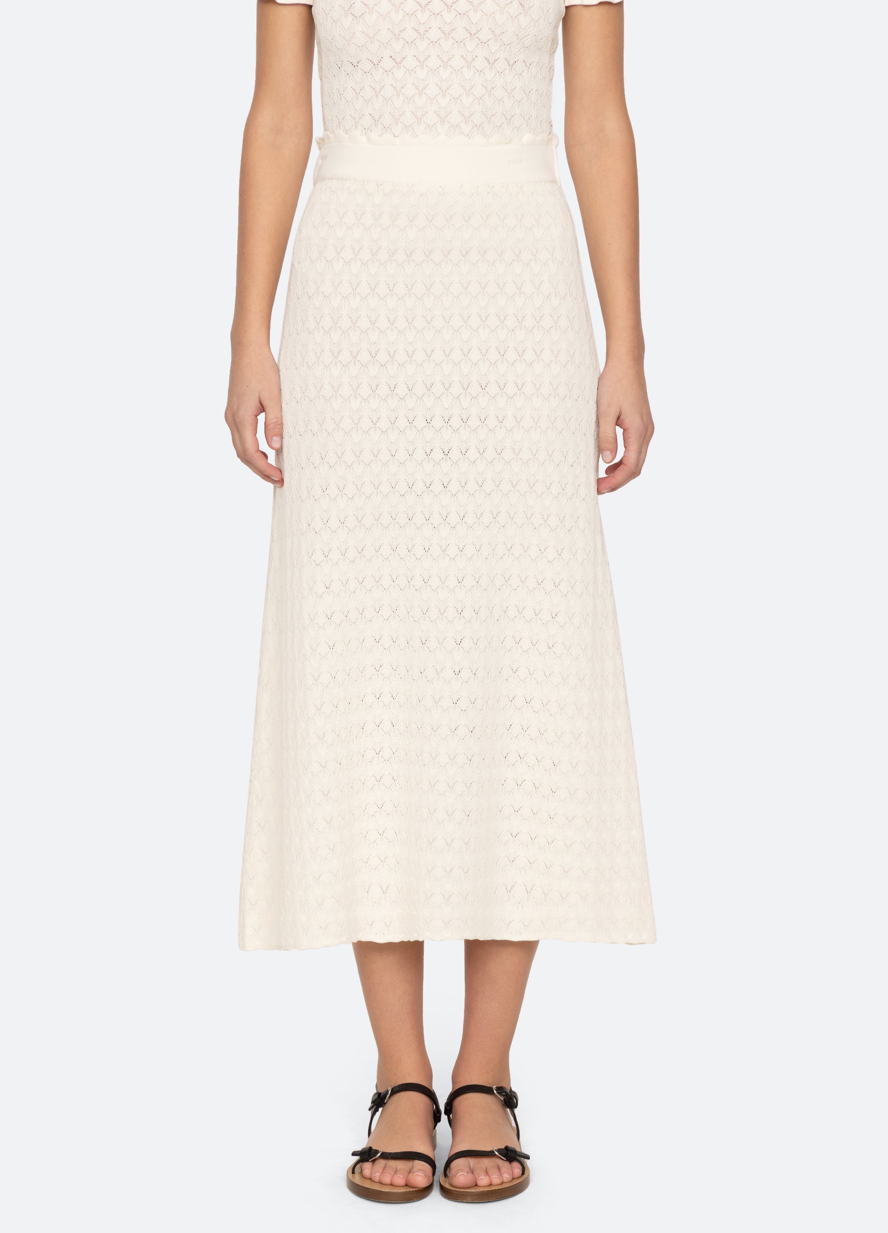 Rue Skirt Black|Cream