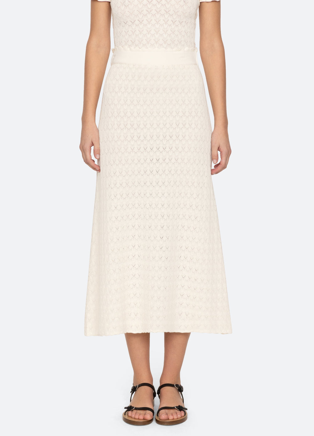 Rue Skirt Black|Cream