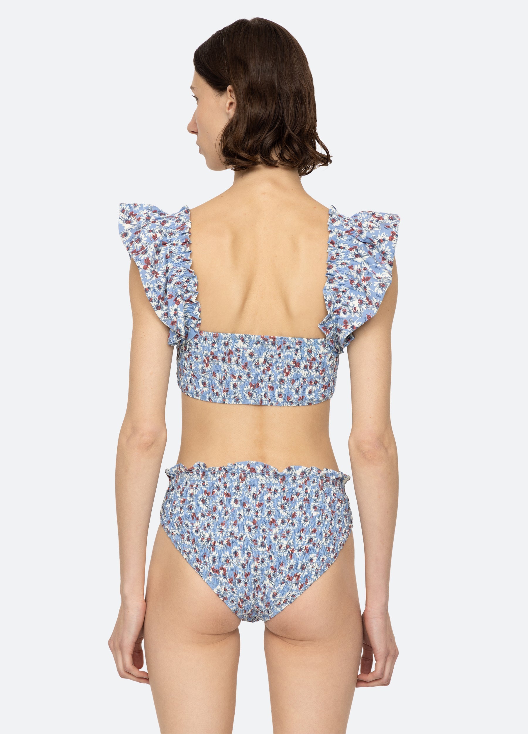 Whitney Bikini Top Blue
