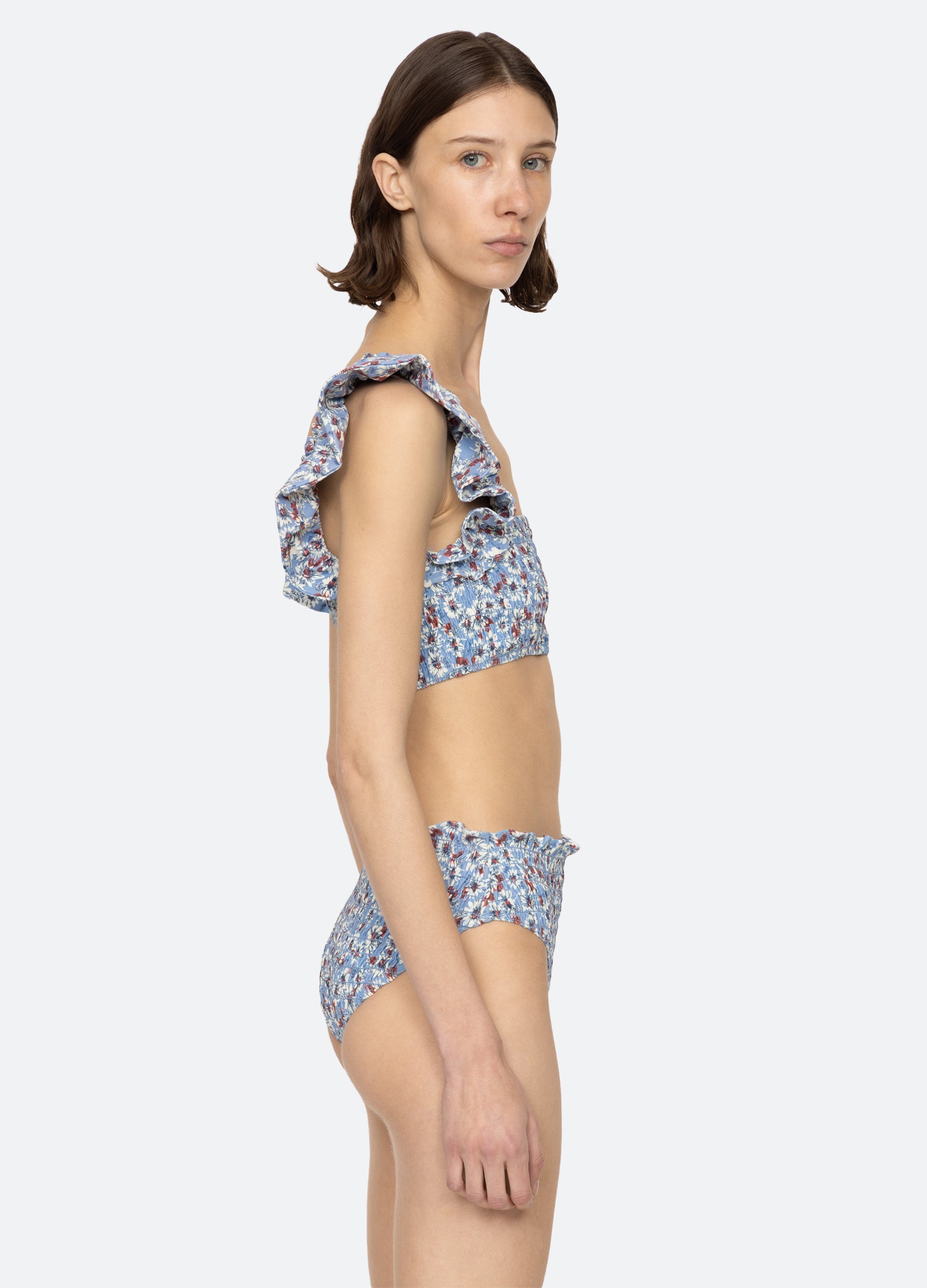 Whitney Bikini Top Blue