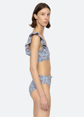 Whitney Bikini Top Blue