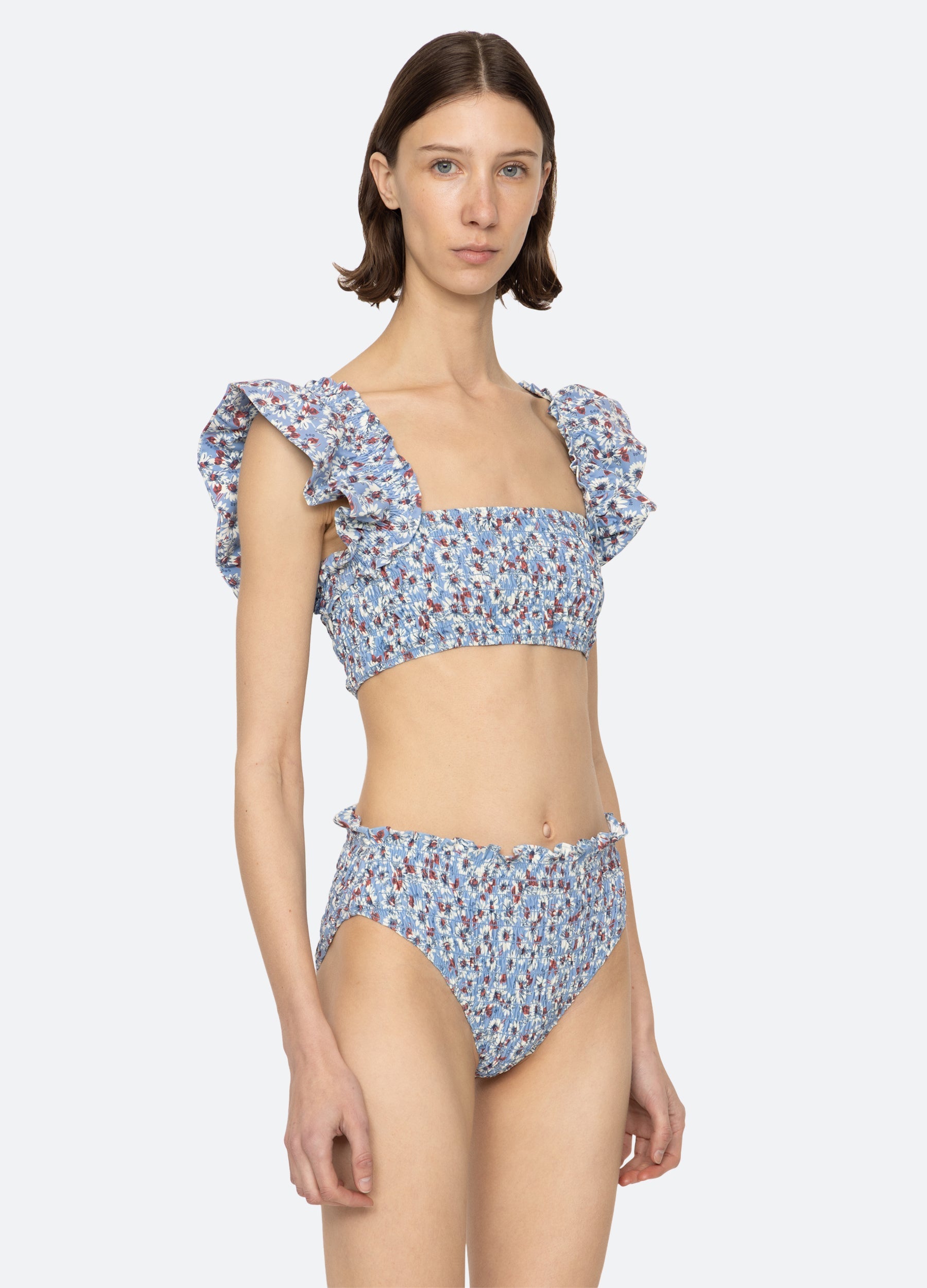 Whitney Bikini Top Blue