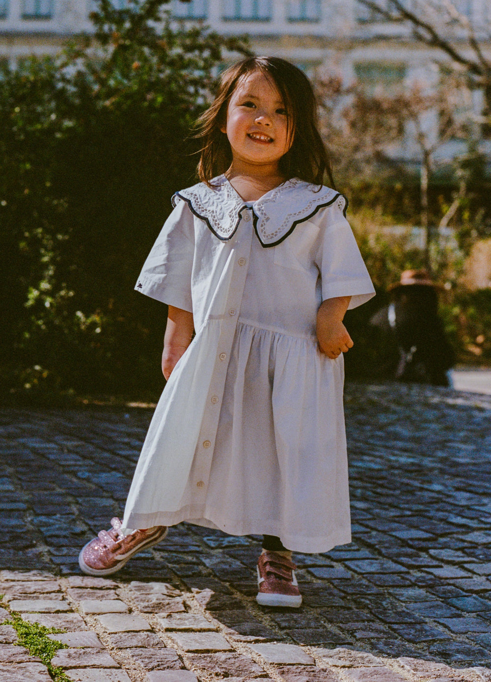 Marie Kids Dress White