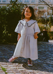 Marie Kids Dress White