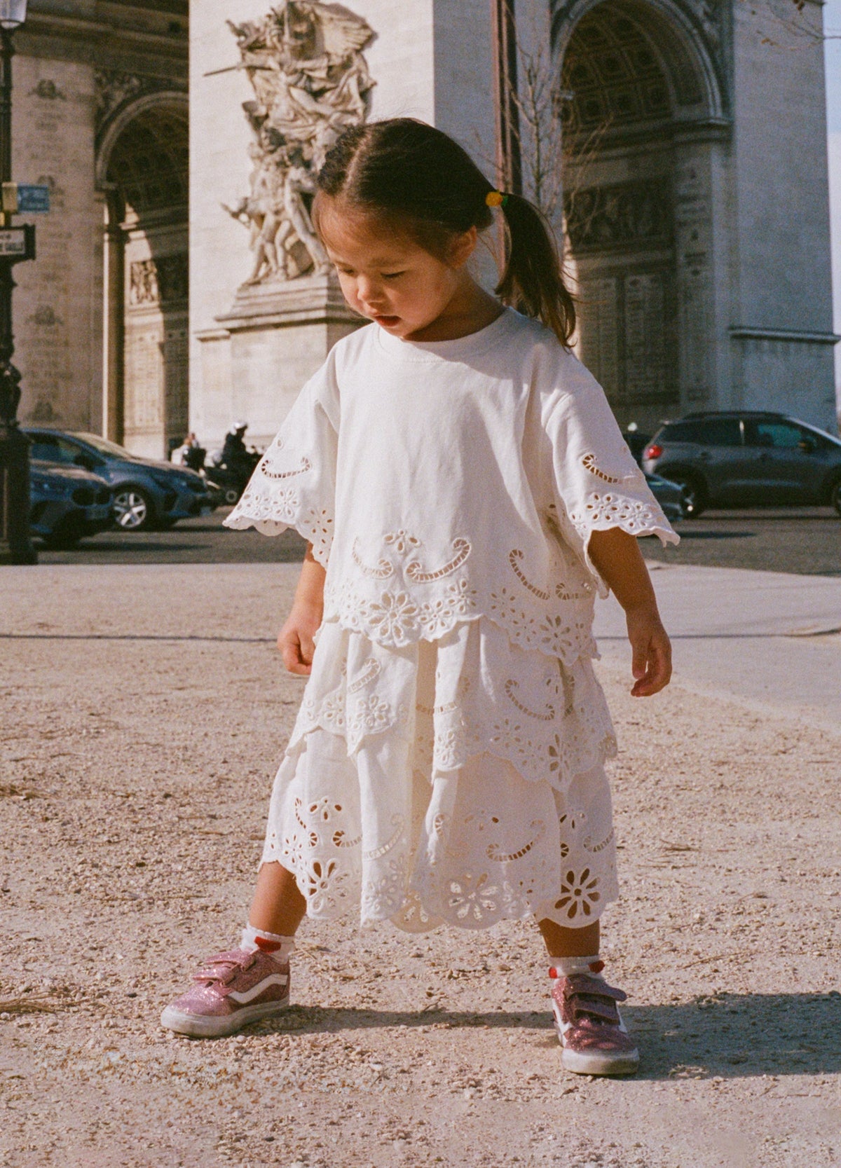 Lula Kids S/S Dress Cream