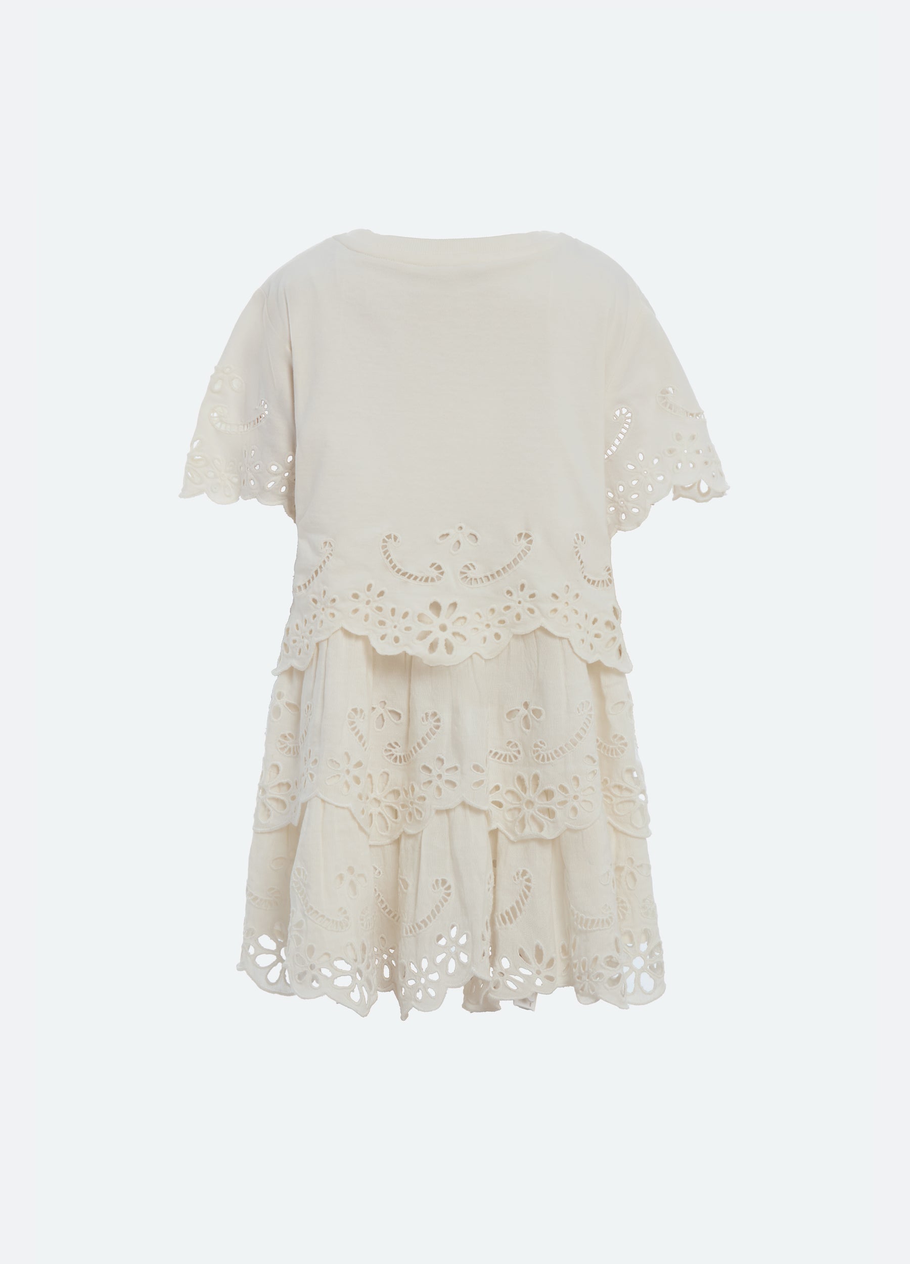 Lula Kids S/S Dress Cream