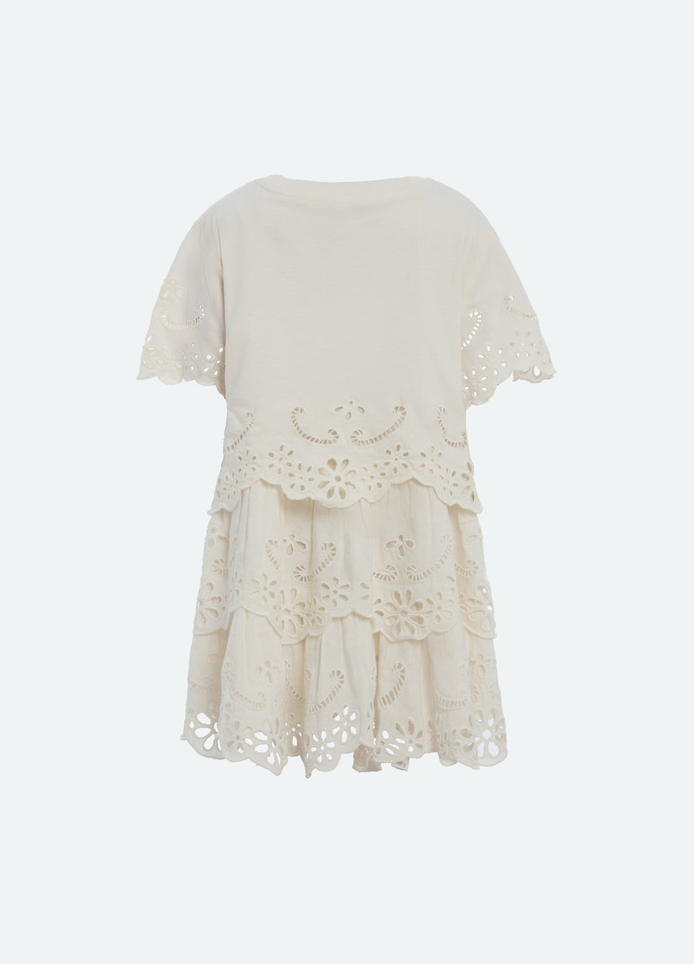 Lula Kids S/S Dress Cream