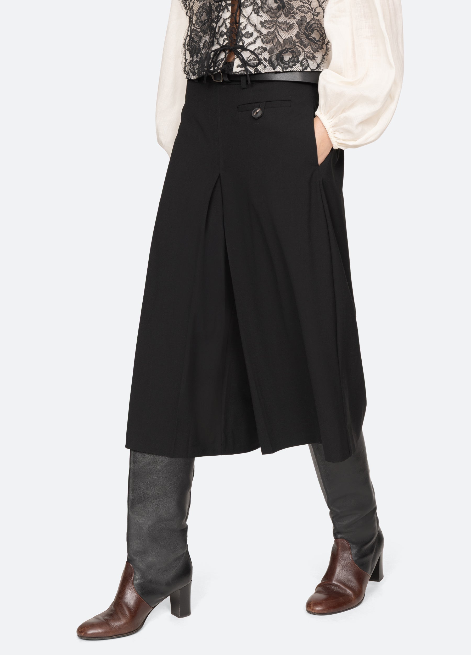 Adeline Culotte Black