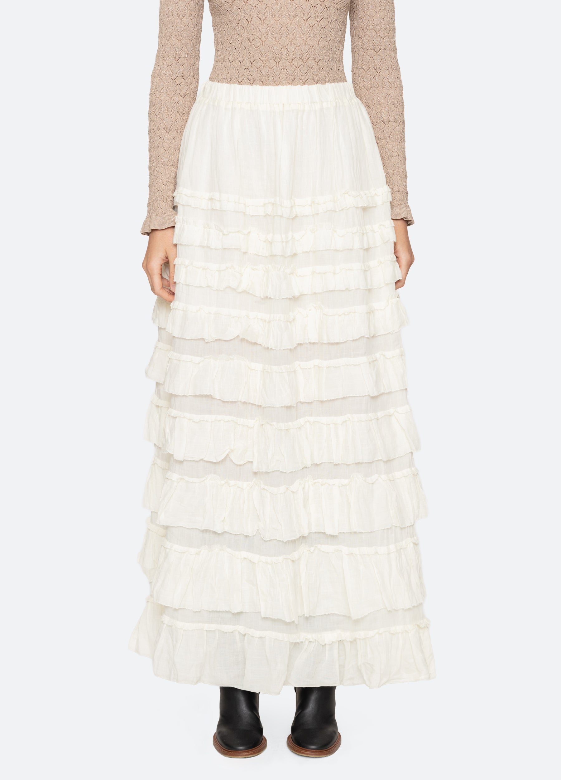 Anise Skirt White