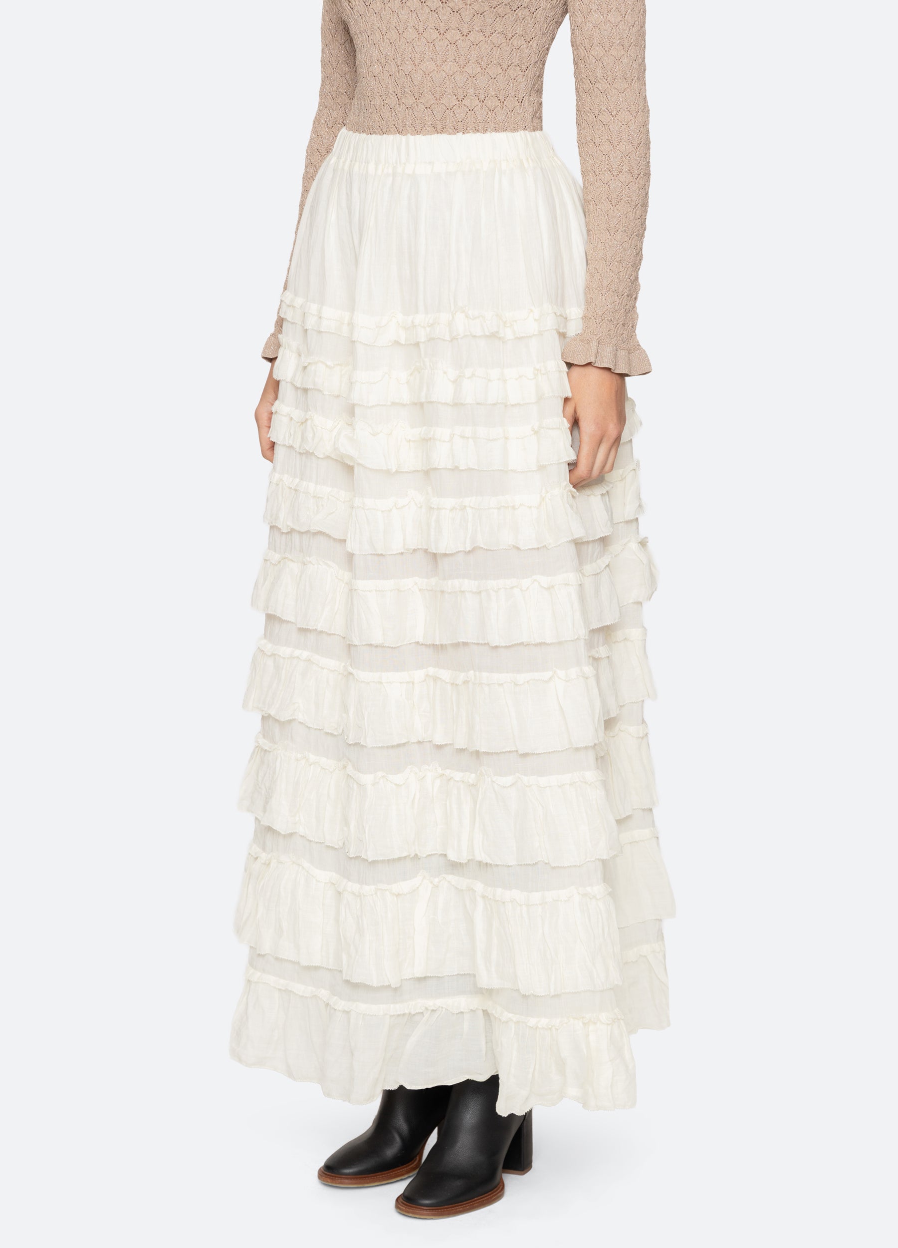 Anise Skirt White