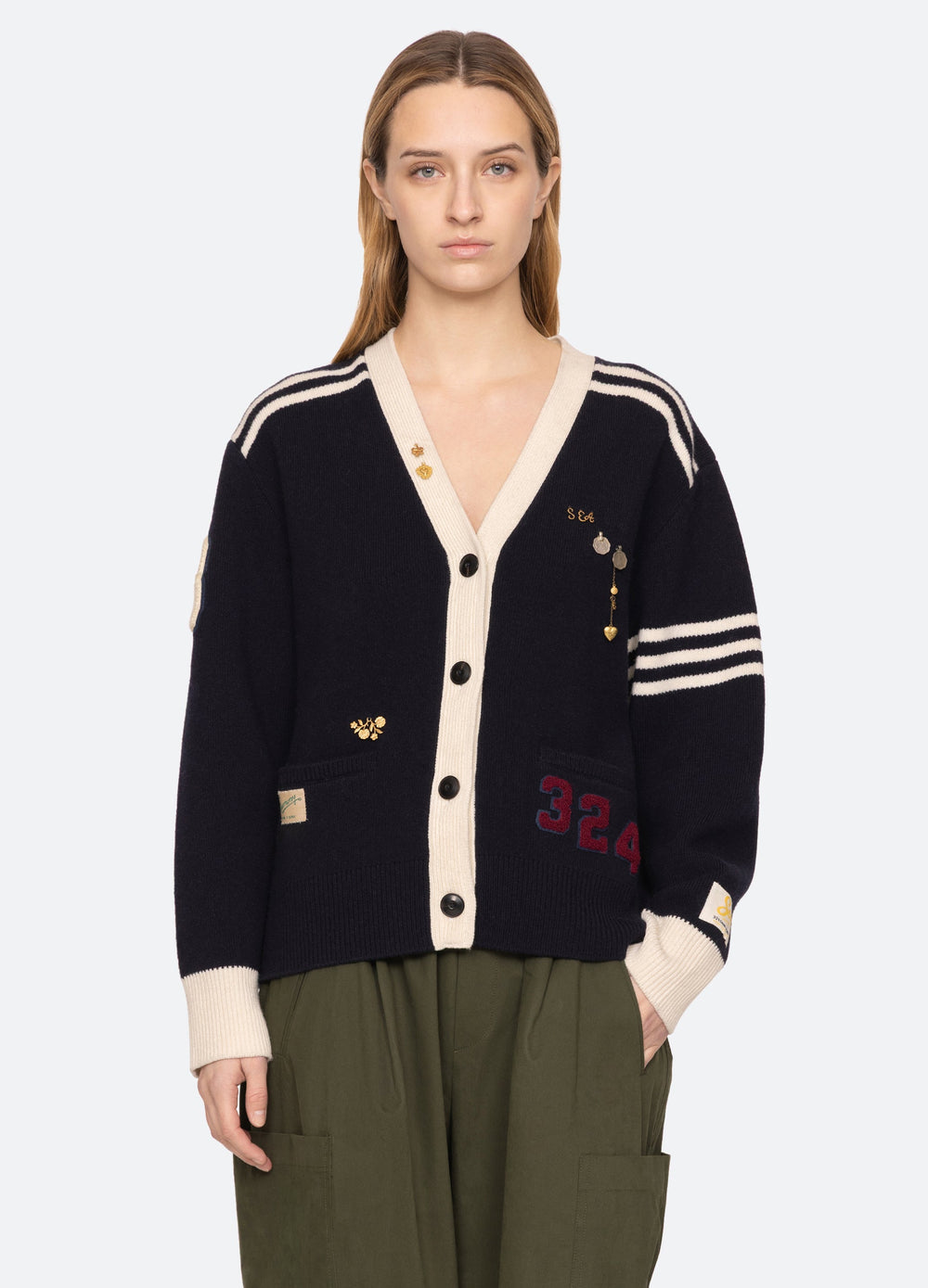 Arther Cardigan Navy