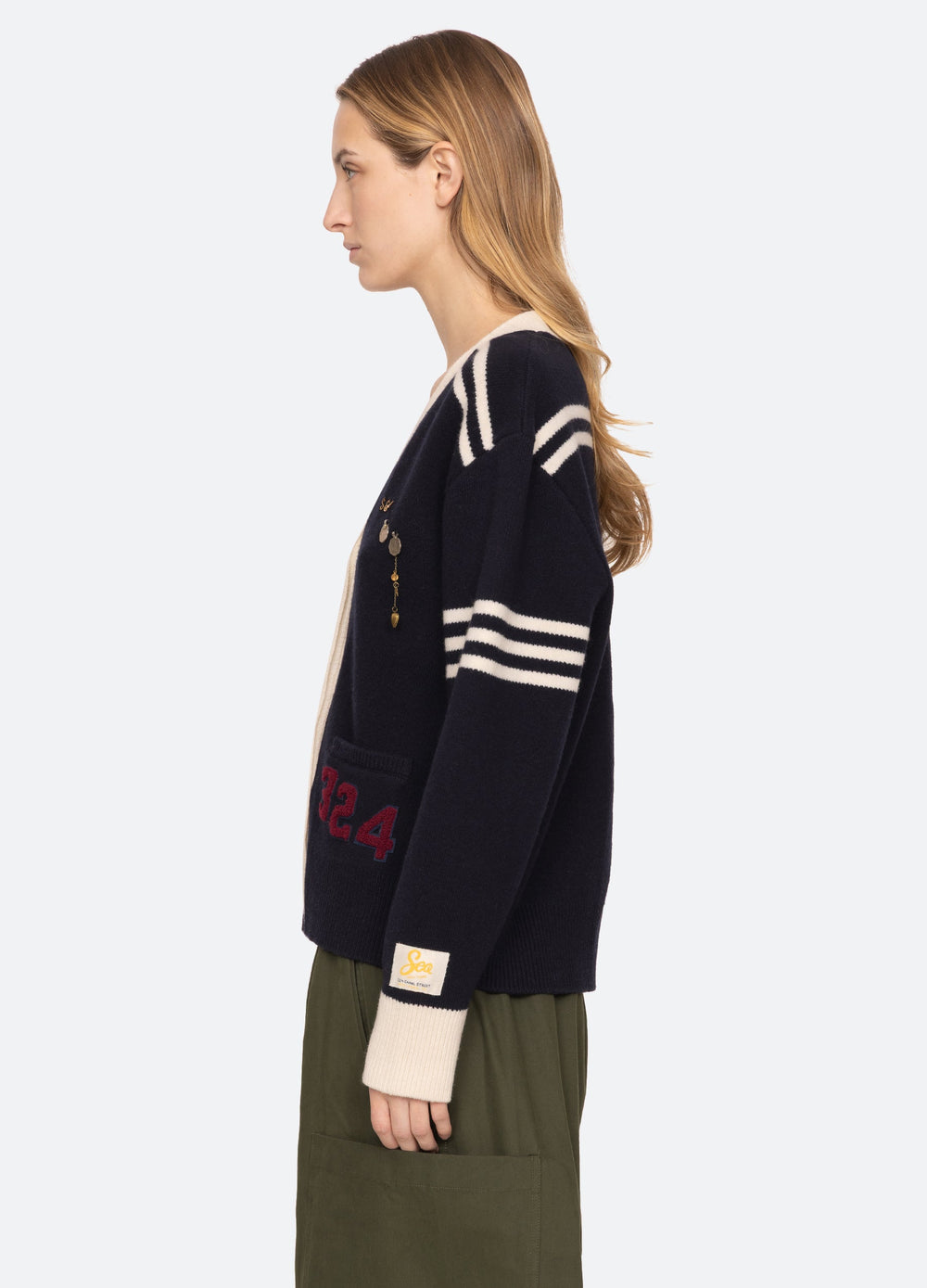 Arther Cardigan Navy