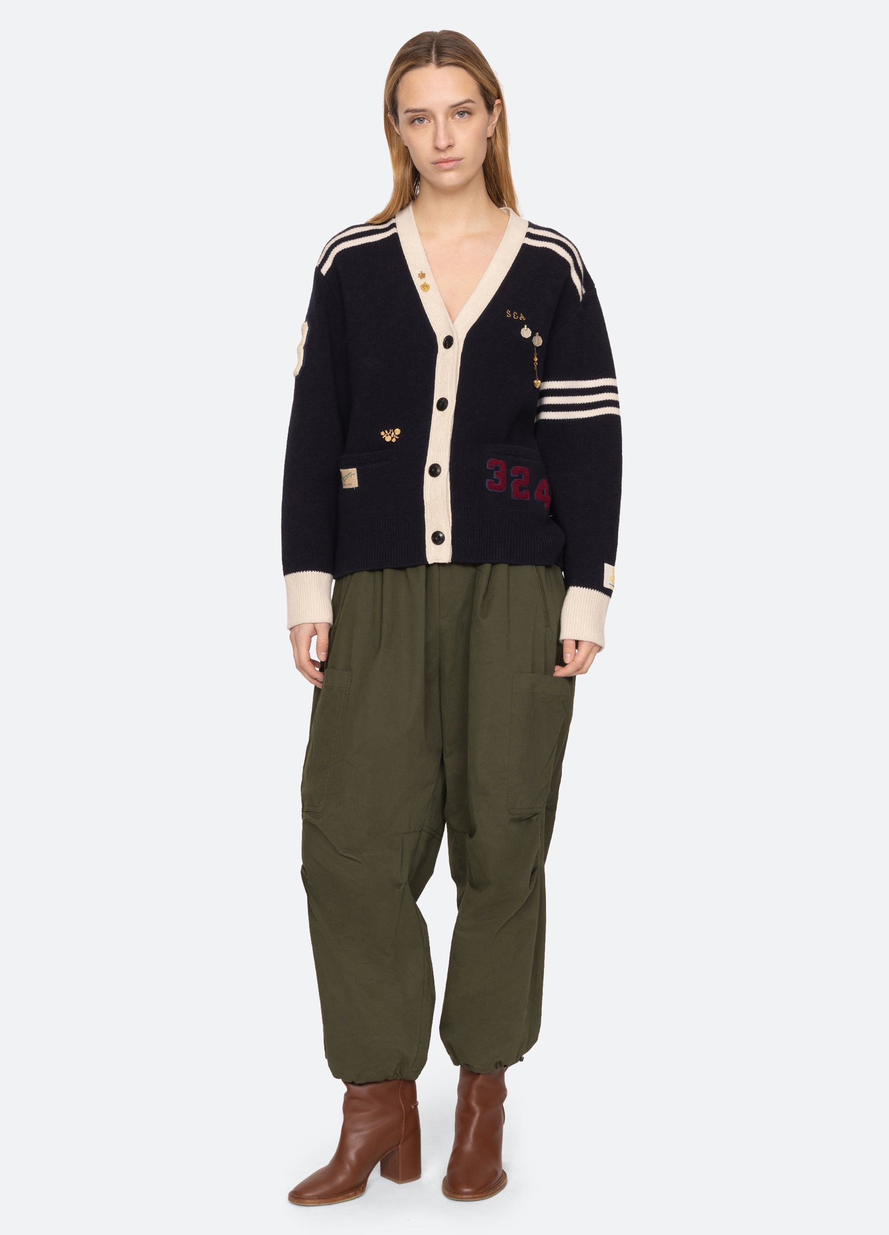 Arther Cardigan Navy