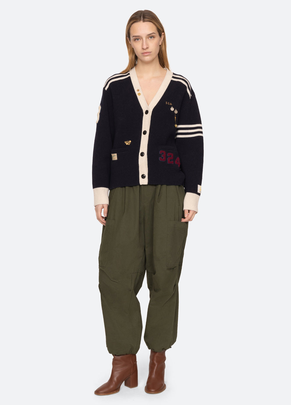 Arther Cardigan Navy