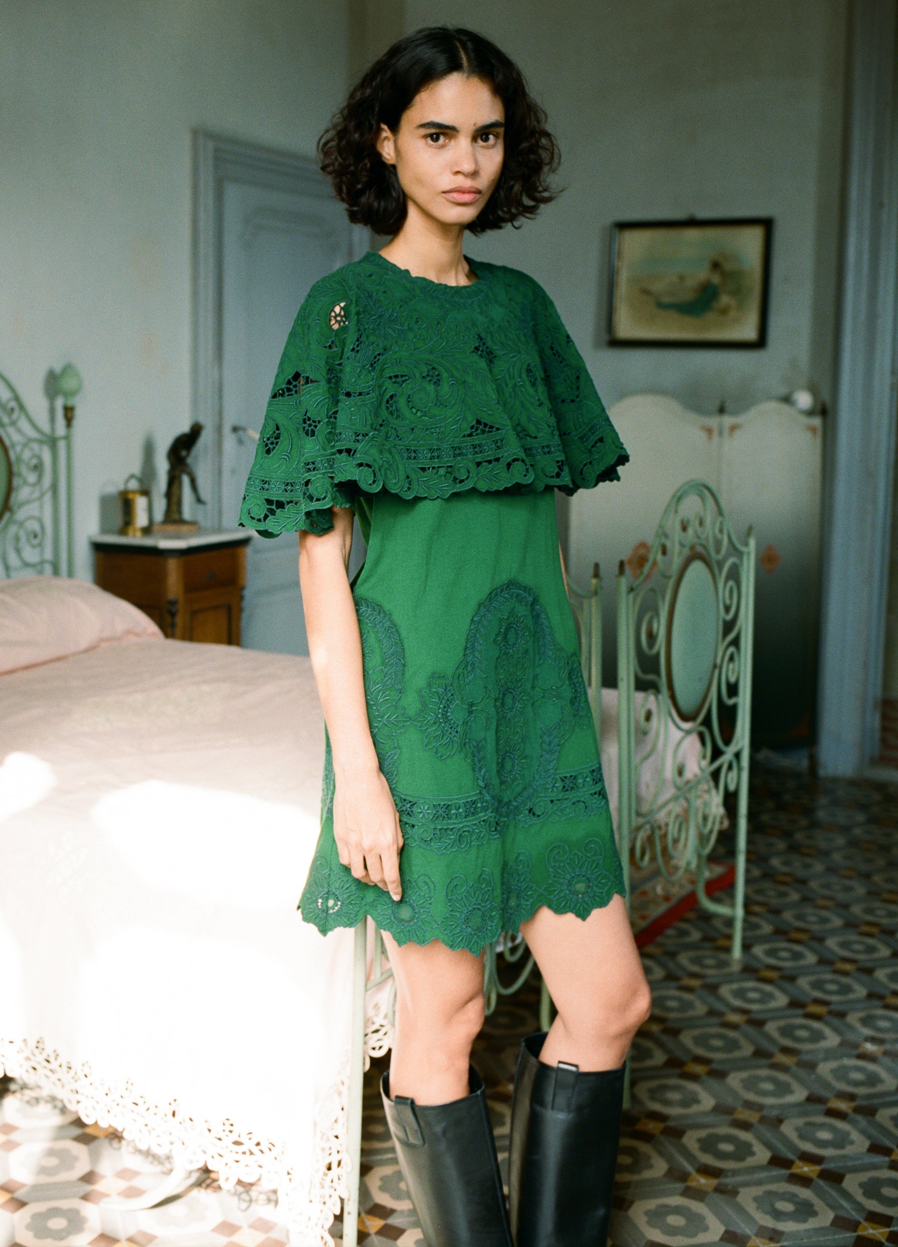 Ceci Mini Dress Green