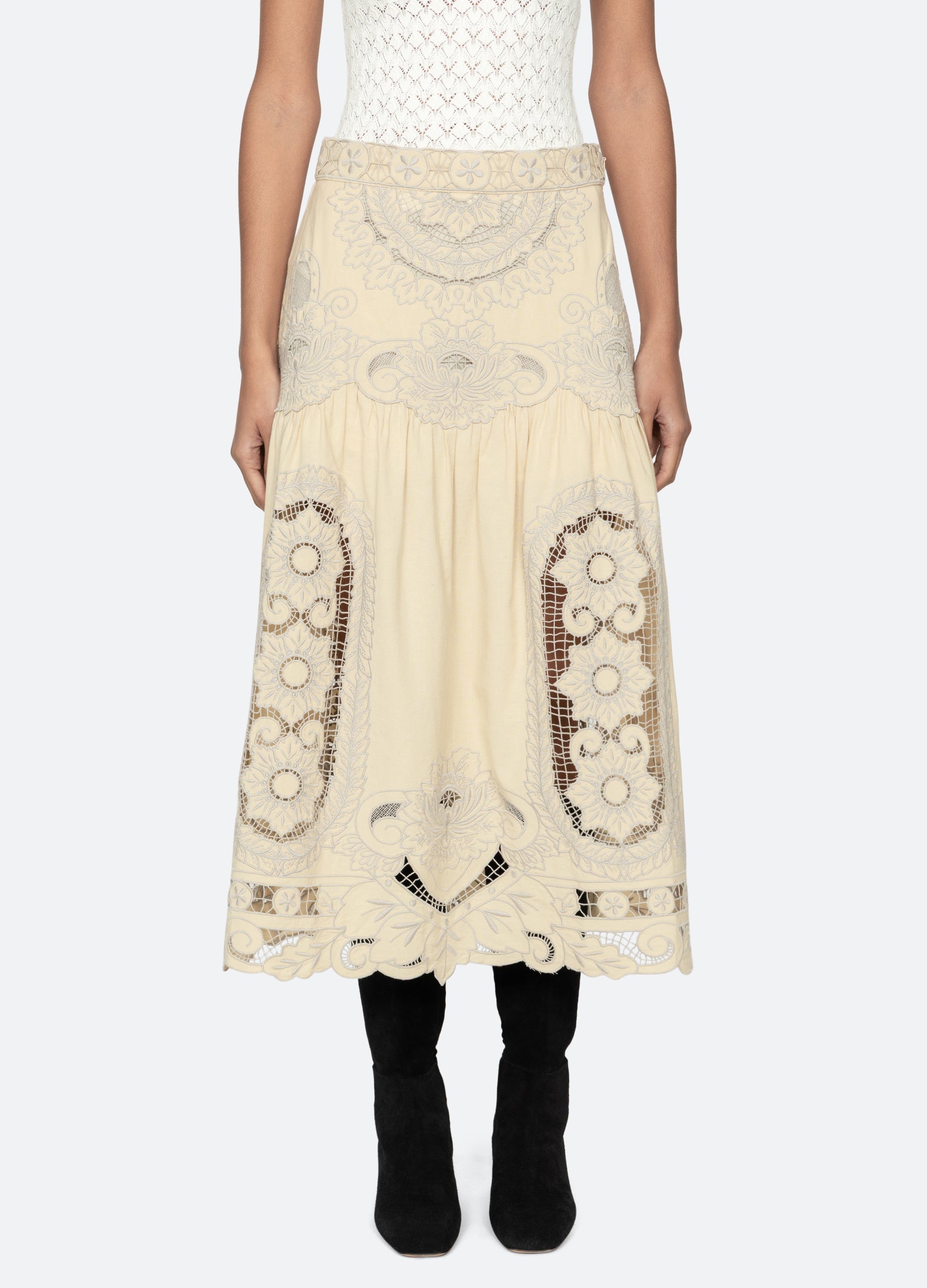 Ceci Skirt Cream