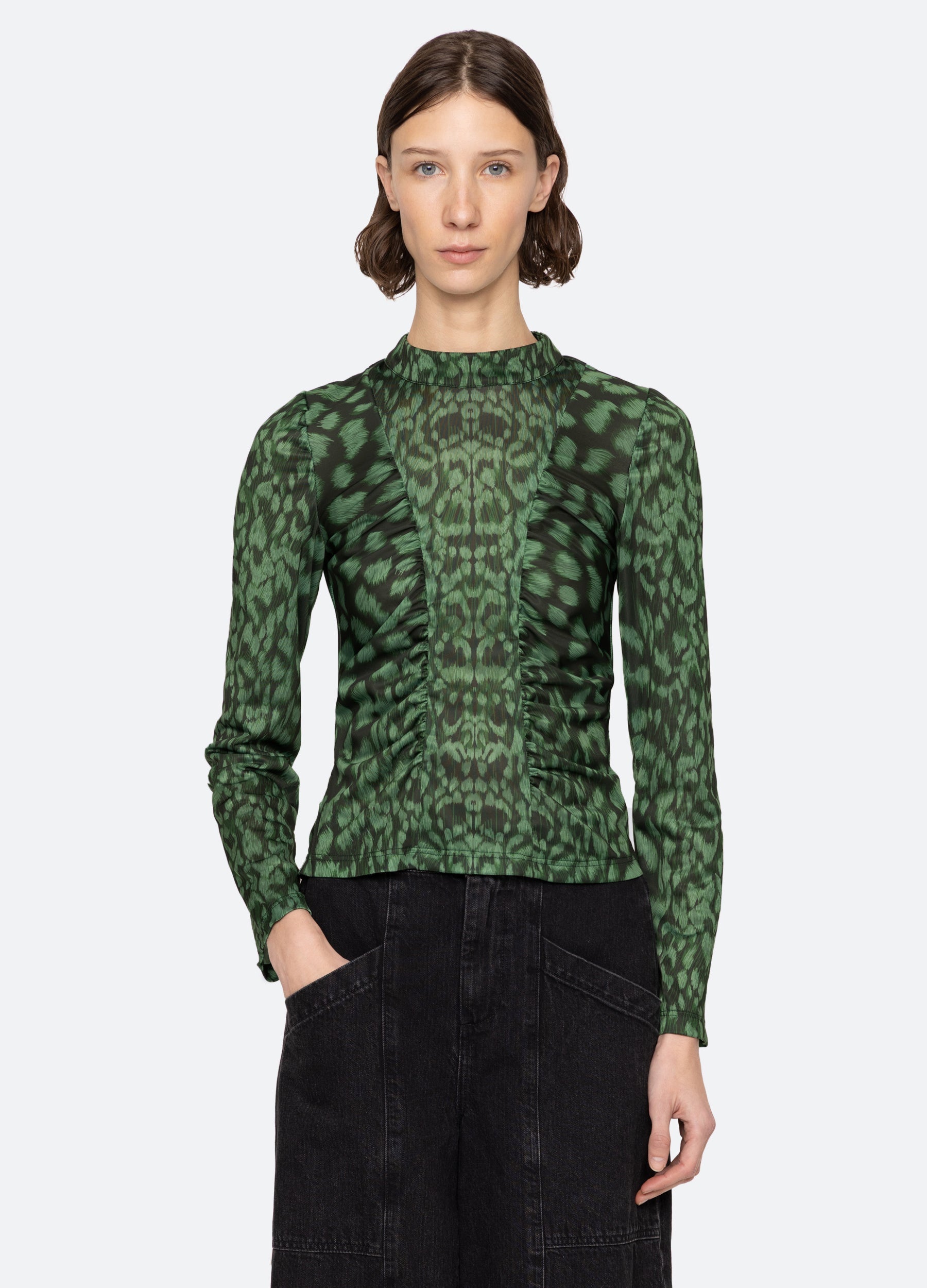 Claude L/S Top Green
