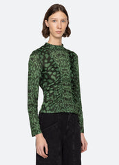 Claude L/S Top Green