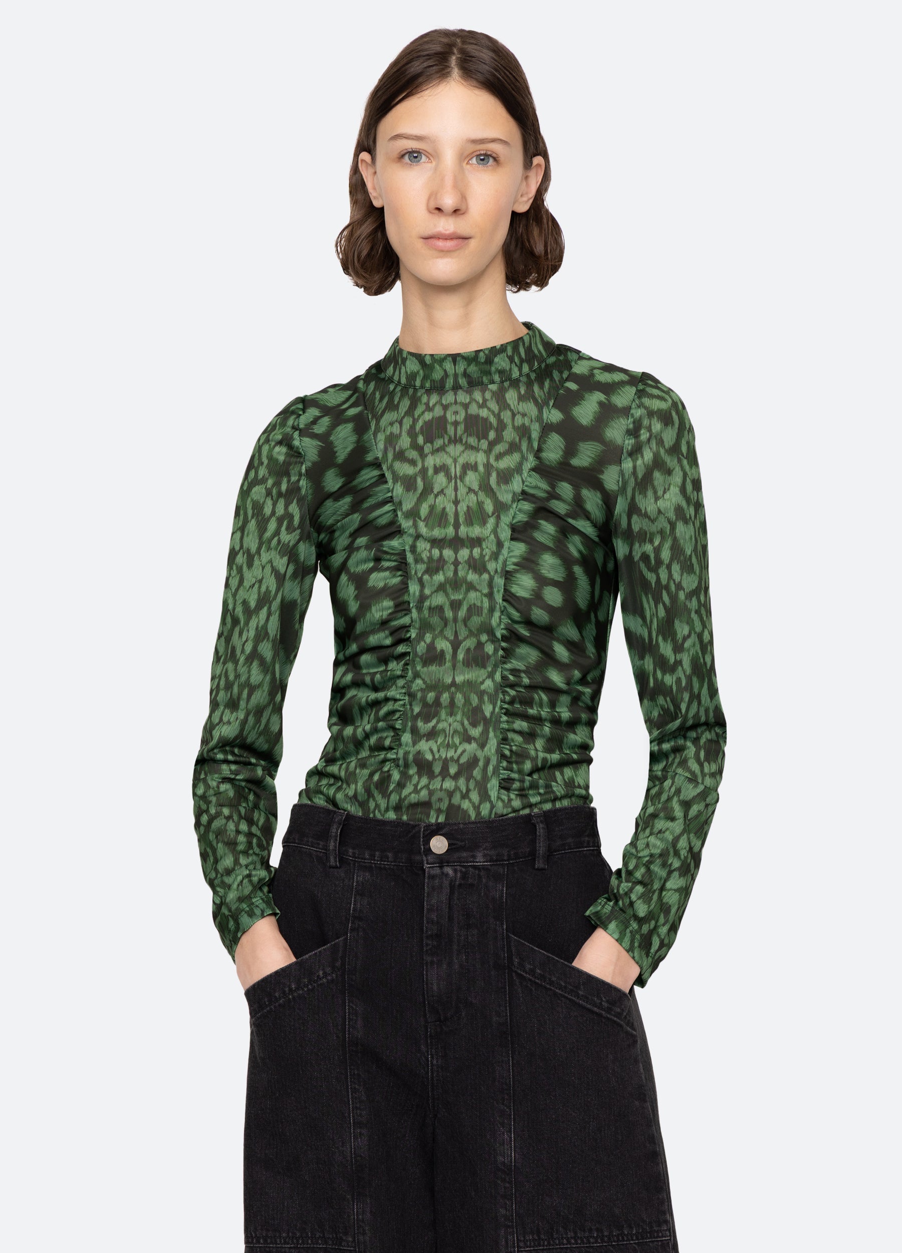 Claude L/S Top Green