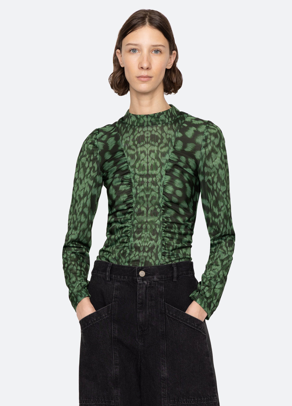 Claude L/S Top Green