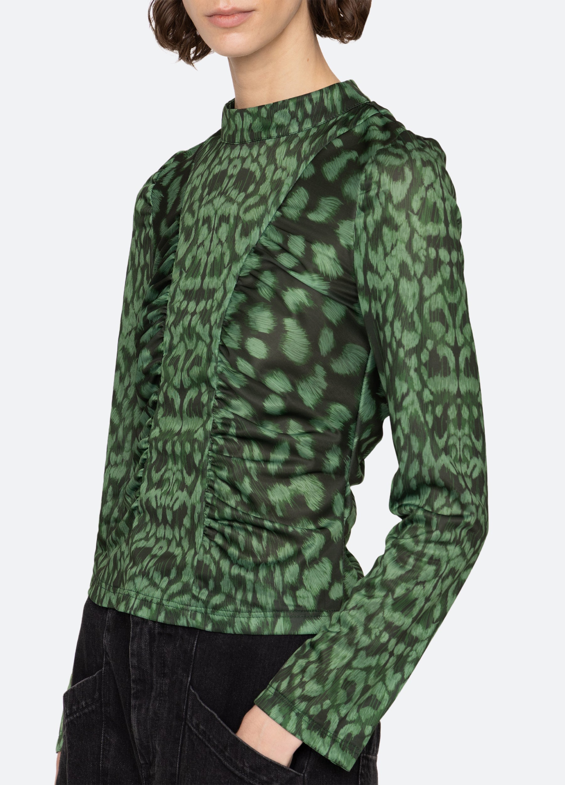 Claude L/S Top Green