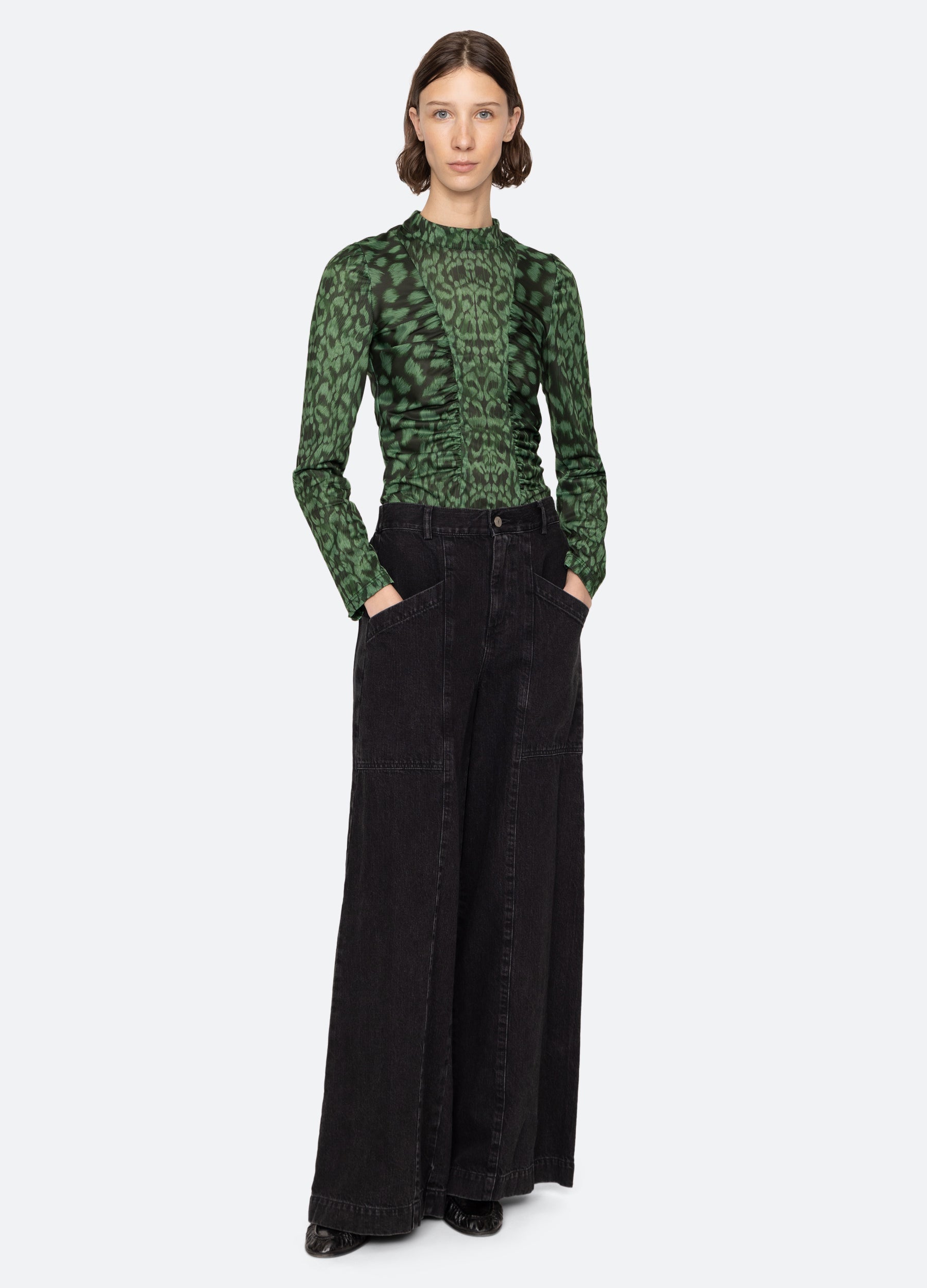 Claude L/S Top Green