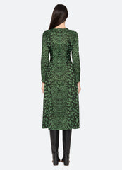 Claude L/S Dress Green