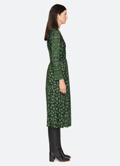 Claude L/S Dress Green